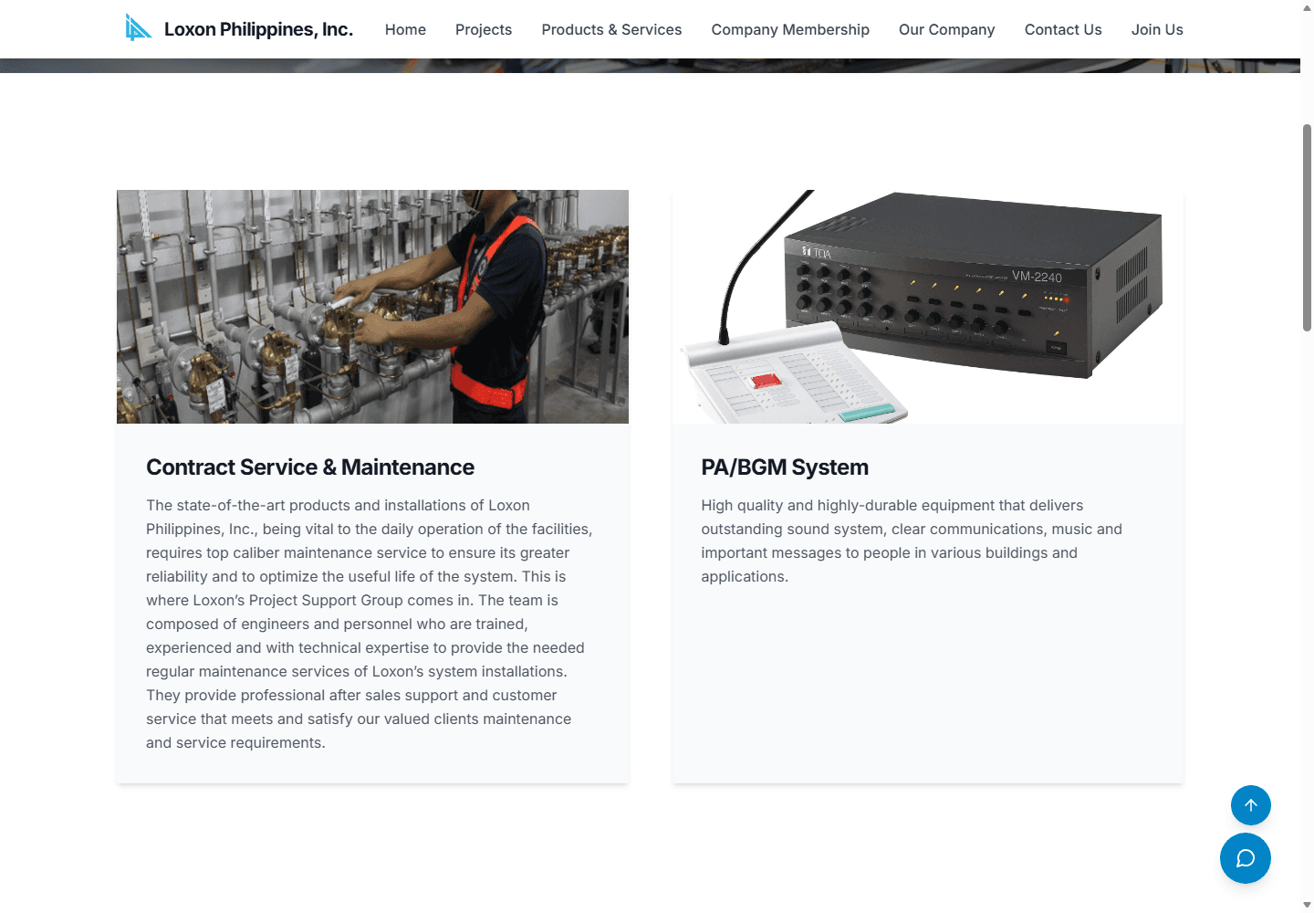 Loxon products and services
